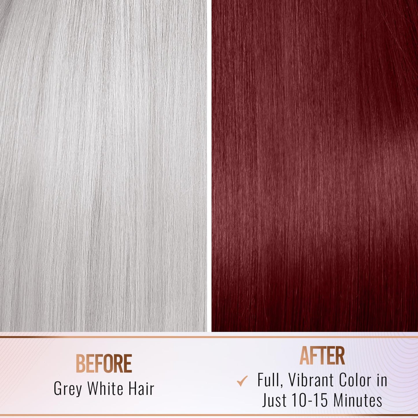 Herbishh Hair Color Shampoo for Gray Hair– Hair Dye Shampoo with Argan Hair Mask–Tamaño de viaje-Tiñe el cabello en minutos–Color de larga duración–10pack+1pack (Grape Red)