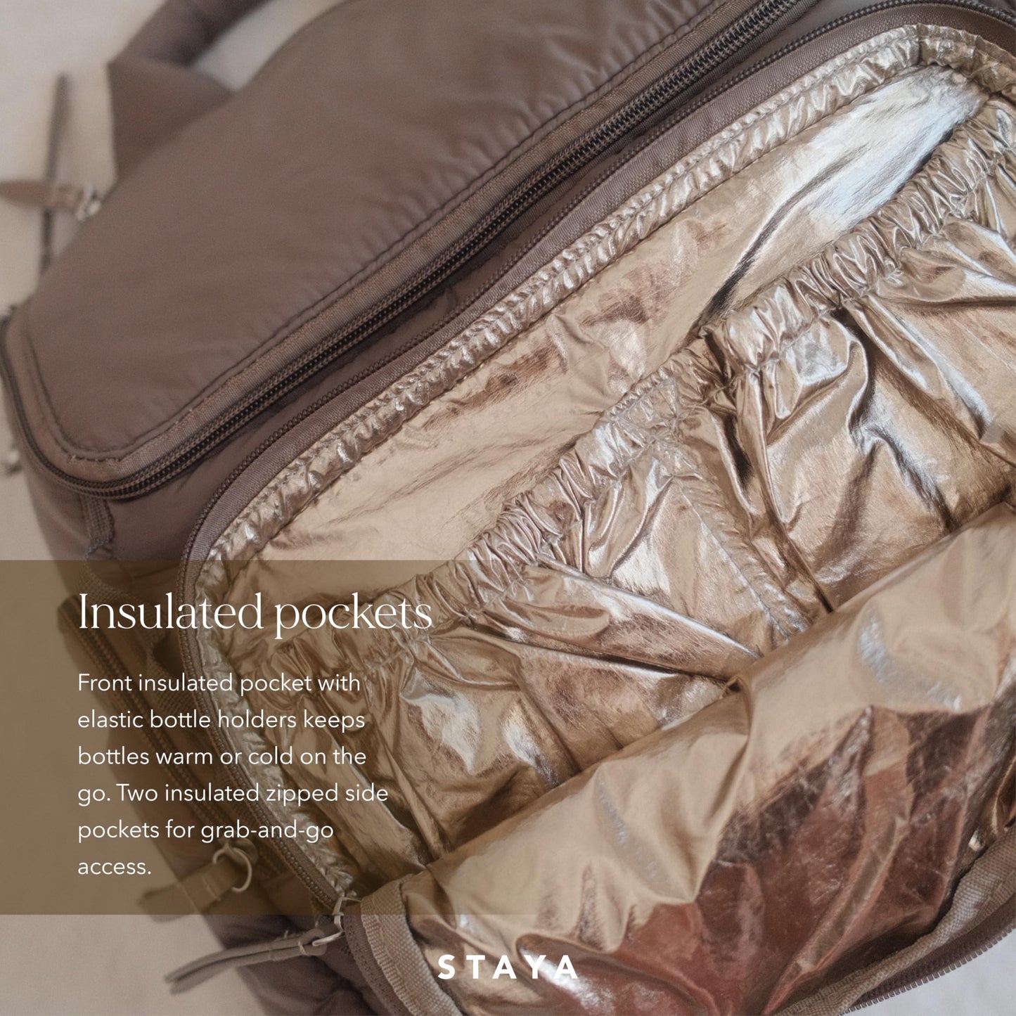 Staya- Cloud Bolsa de pañales, Topo, Medium, Bolsa Daiper