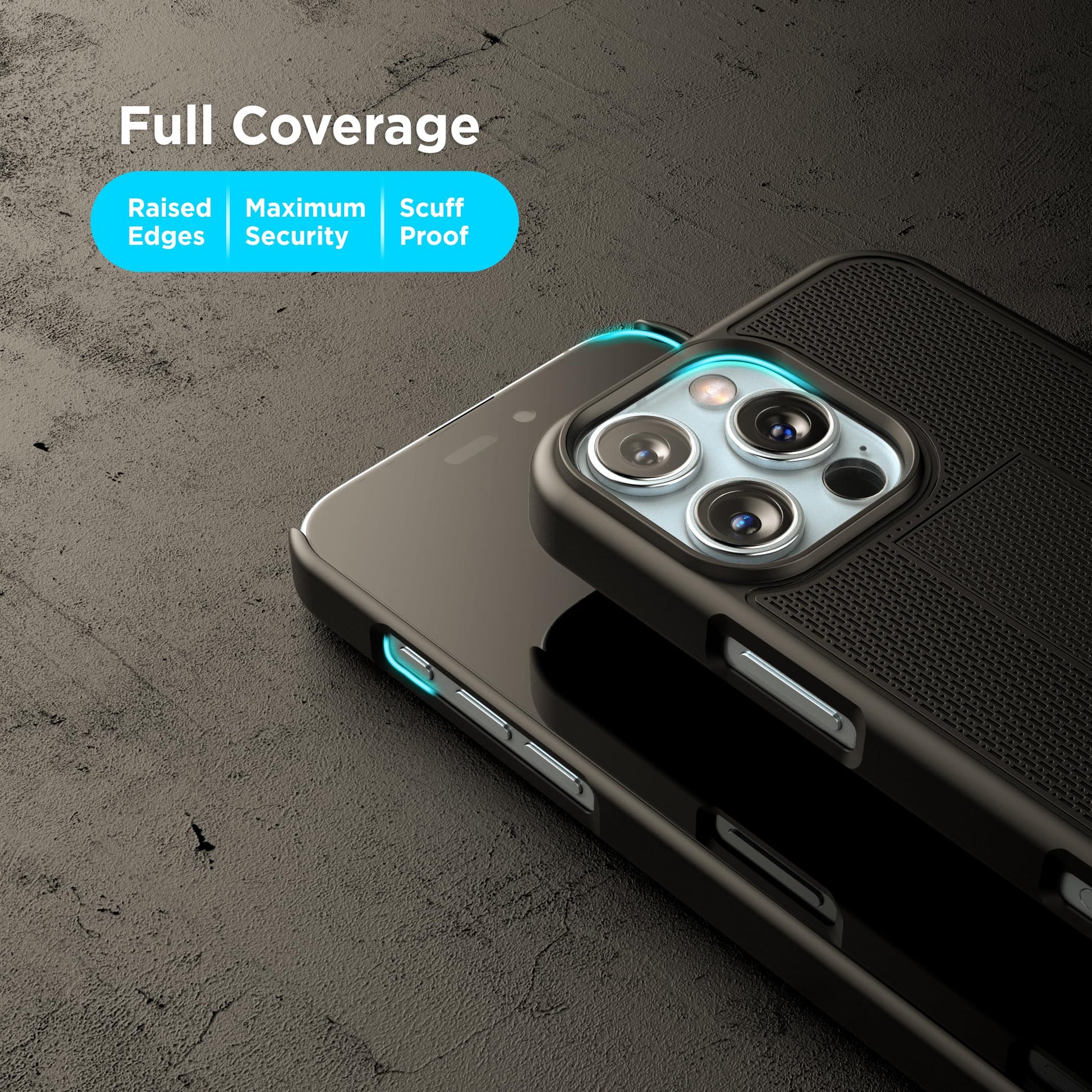 Funda con Clip de Cinturón ENCASED iPhone 16 Pro MAX con Protector de Pantalla Vidrio Templado DuraClip Series