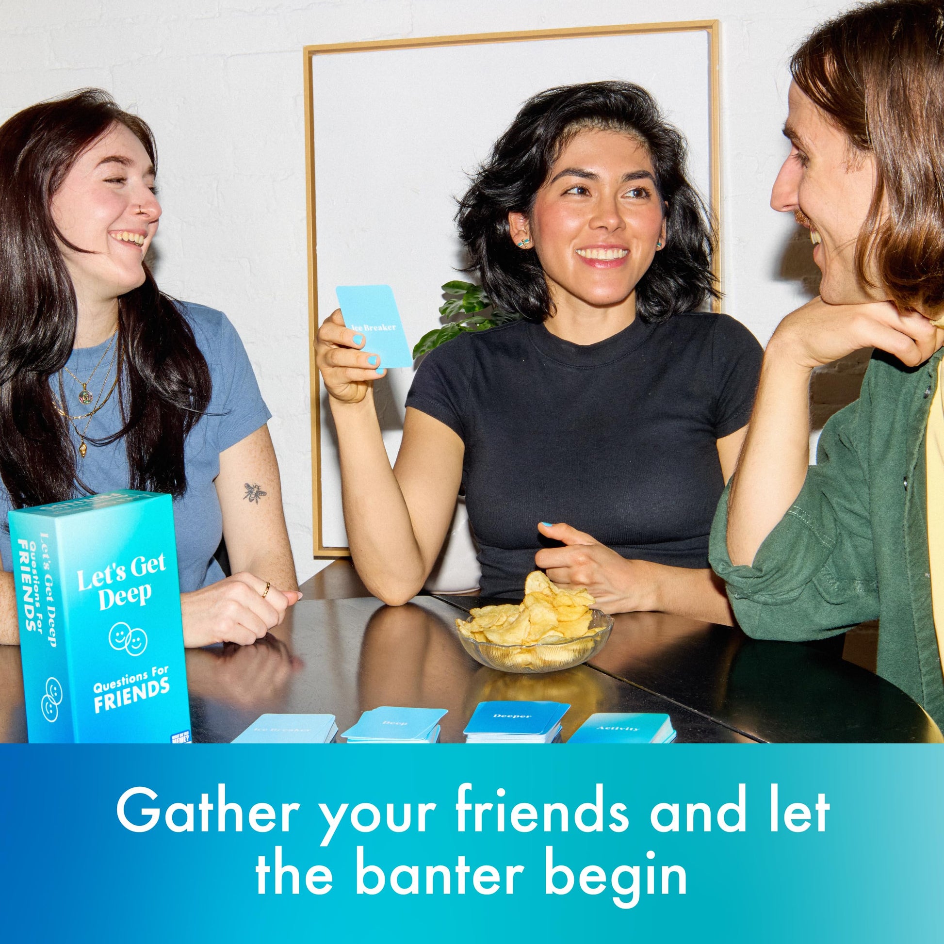 Let's Get Deep: Friends Edition – The Party Game Full of Hilarious & Unique Questions and Conversation Starters for Friends – by What Do You Meme?