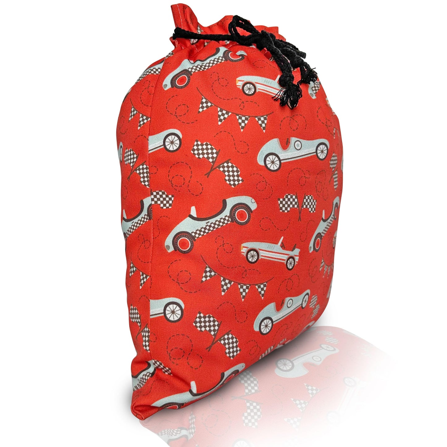 Gather & Knot - Bolsas de regalo con cordón | 20 pulgadas grandes de 12 pulgadas | Lona premium | Envoltura de tela reutilizable para cumpleaños de niño, baby shower | Decoración temática de fiesta de