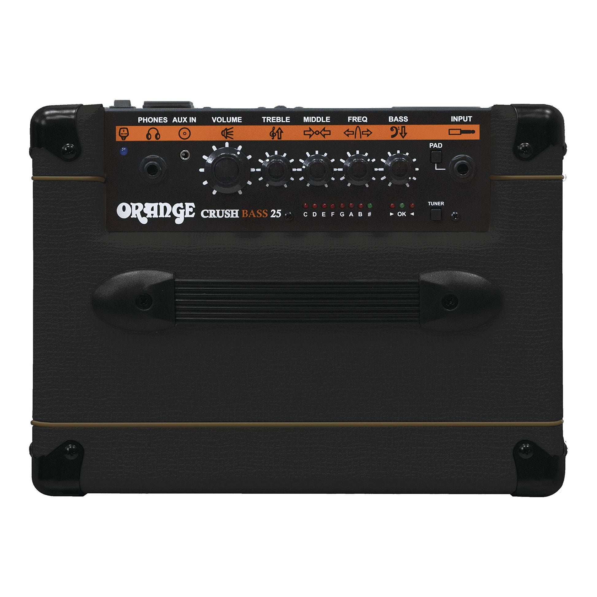 Combo de amplificador de bajo y guitarra, Crush Bass 25, Negro