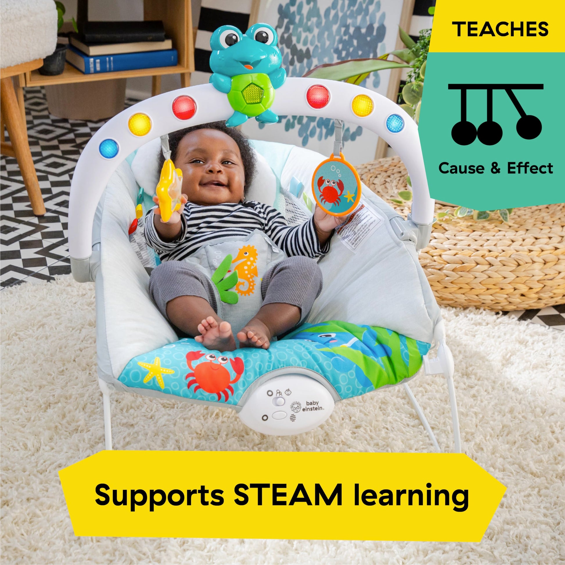 Baby Einstein Silla Mecedora Musical Plegable para Bebés
