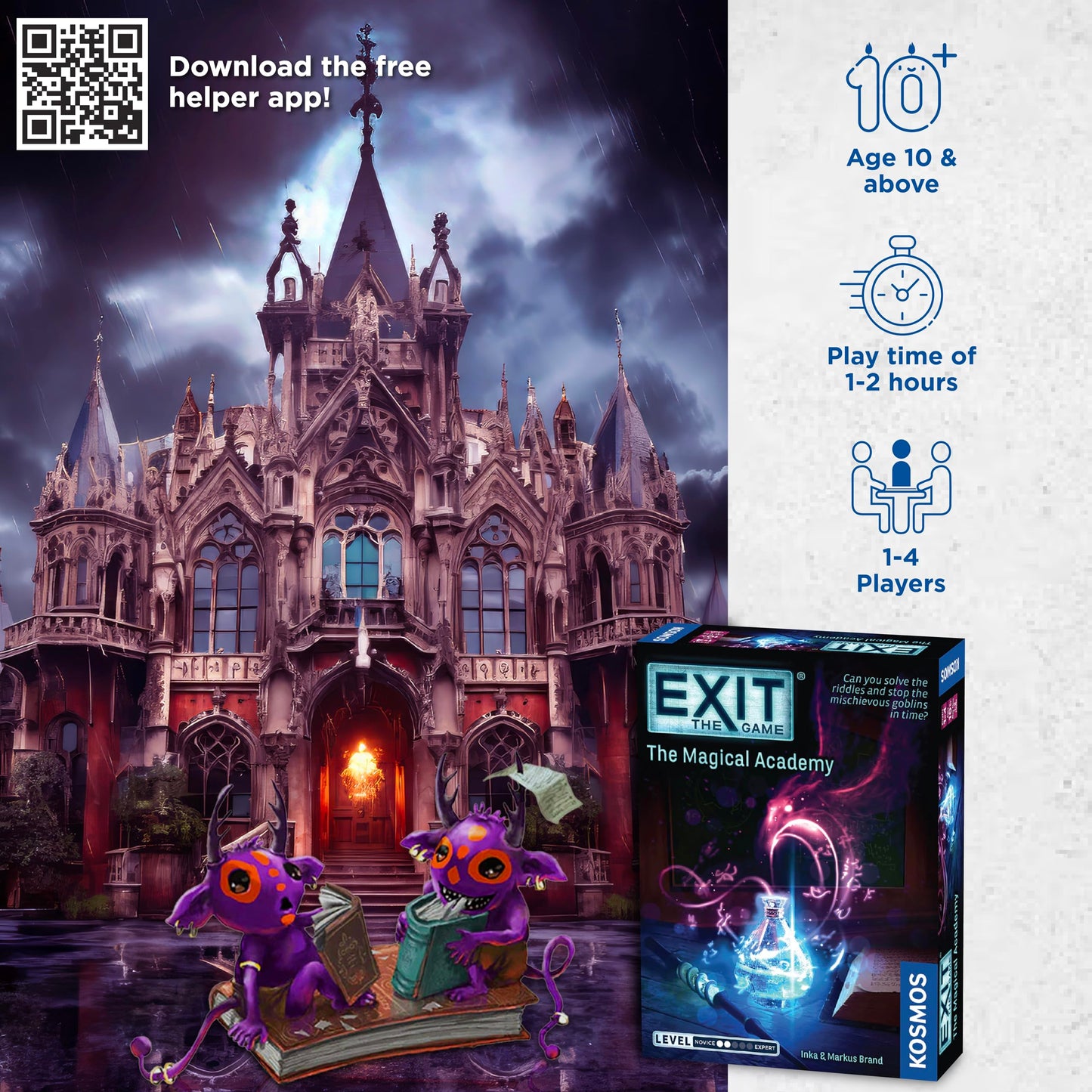 Juego de Escape Exit The Game Academia Mágica cooperativo para Más de 1 Jugador