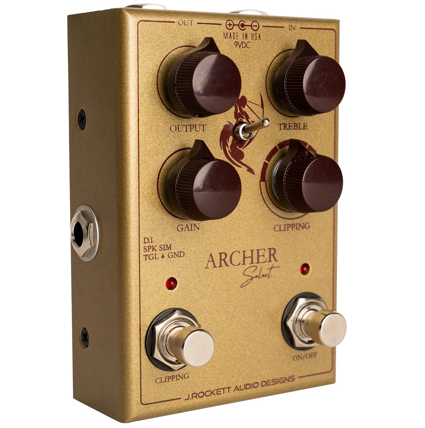 Pedal Overdrive J Rockett Audio Designs Archer DI y Seleccionables
