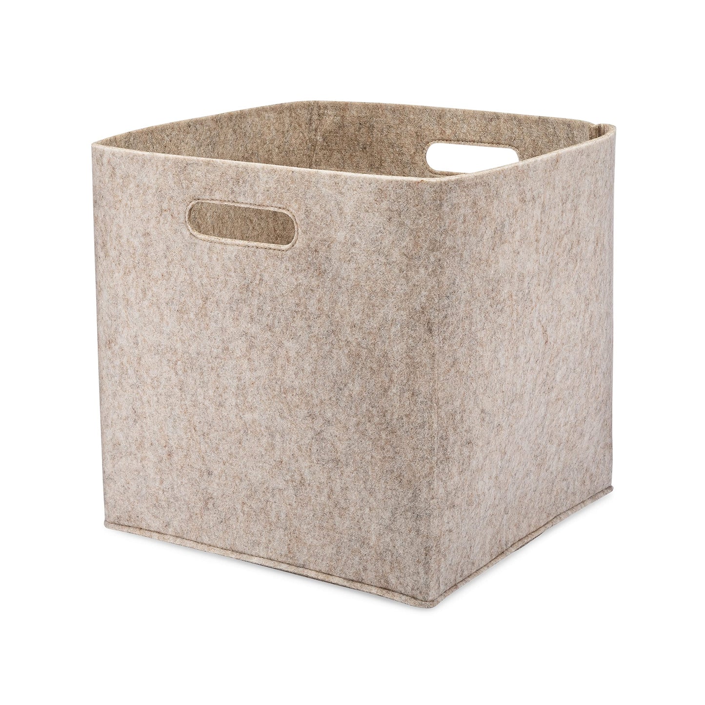 Parker - cubeta de almacenamiento plegable de fieltro para bebé, cubeta de almacenamiento de 13 pulgadas para organizador de cubos, organizadores de clóset y contenedor de juguetes de almacenamiento