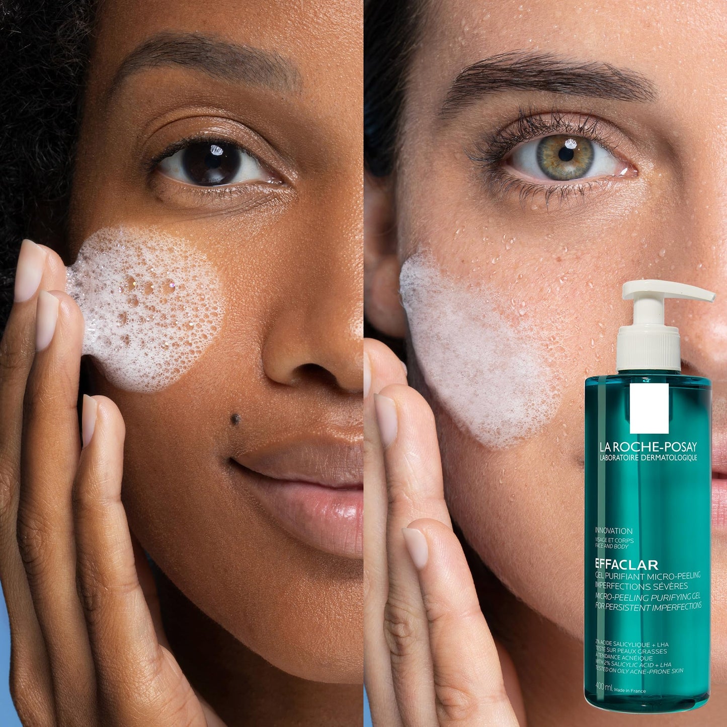 Limpiador Facial La Roche Posay Effaclar Gel Microexfoliante Para Piel Mixta a Grasa 400ml