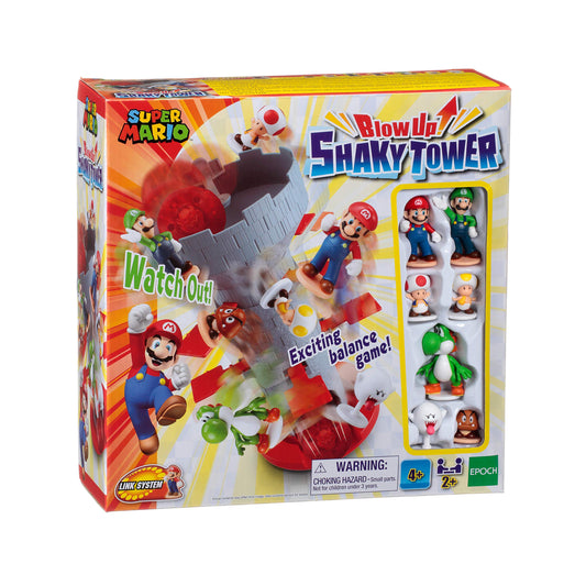 Juego de Equilibrio Epoch Games Super Mario Blow Up Shaky Tower con Cifras coleccionables