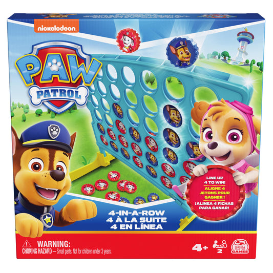 Juego de Mesa Spin Master Patrulla Canina 4 en Línea para Noches de Juegos en Familia para Niños
