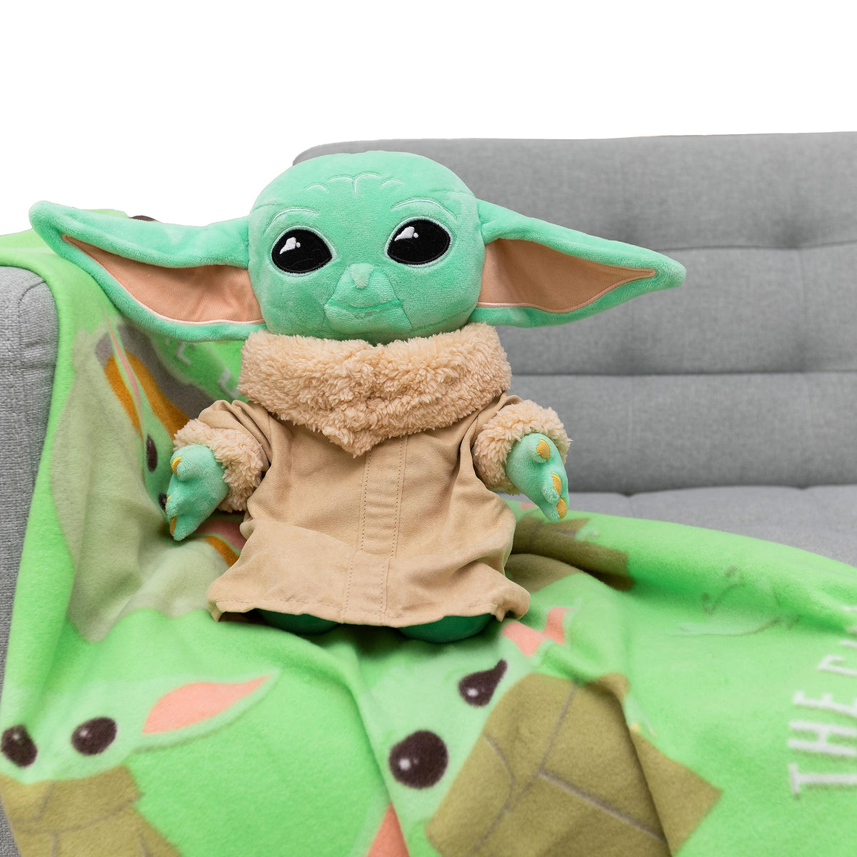 Northwest Star Wars - Juego de Manta de Almohada y Forro Polar The Mandalorian Character Hugger, 40 x 50 Pulgadas, el niño