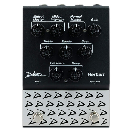 Diezel Herbert Pedal de efectos de guitarra de dos canales y preamplificador