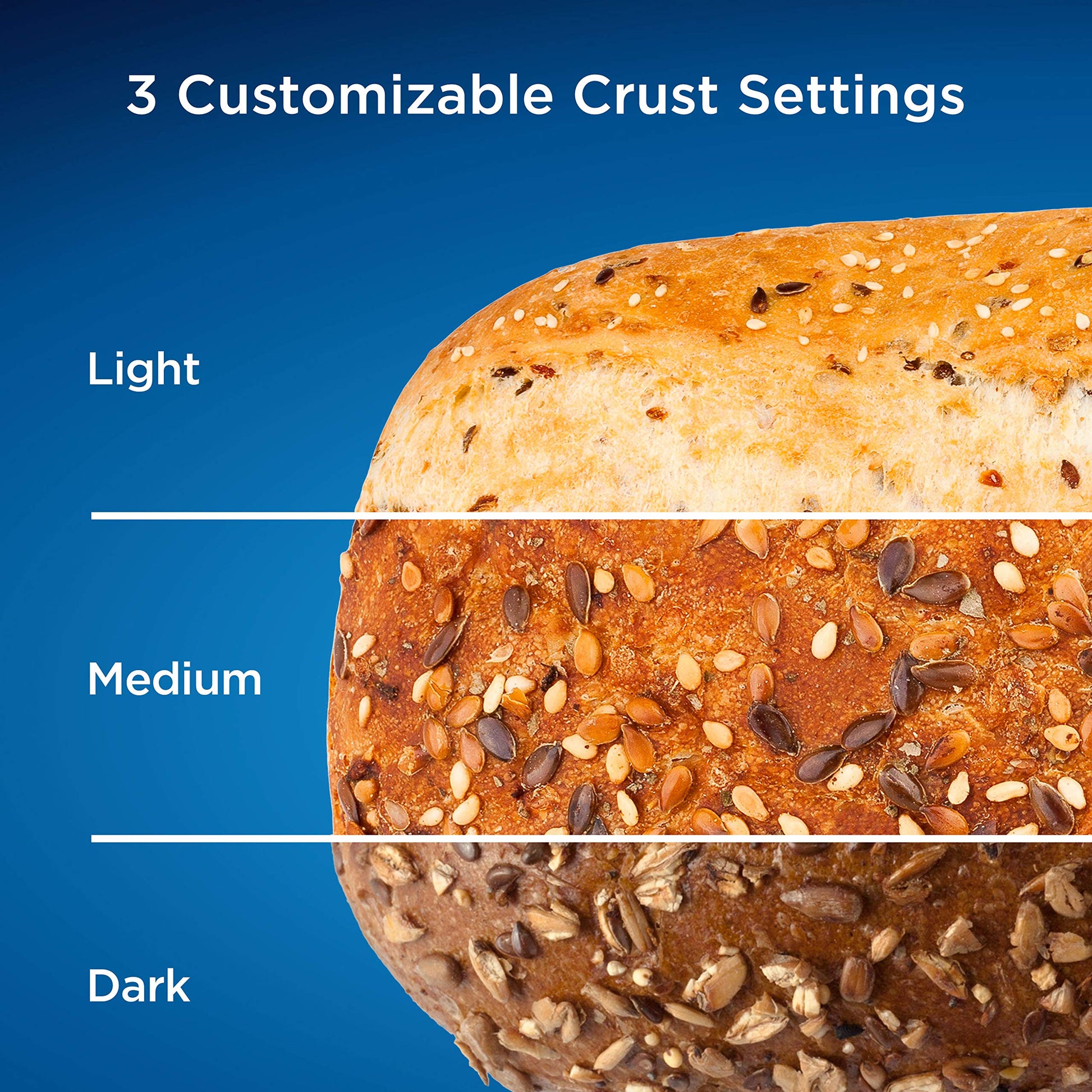Oster - Máquina para hacer pan con ExpressBake, capacidad de 2 libras, color gris
