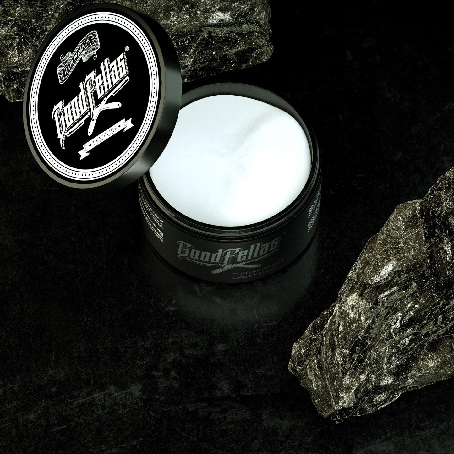 GoodFellas Pomada Texturizada para Cabello de Fijación Fuerte con Efecto Mate Texture Pomade con Base de Agua 140gr