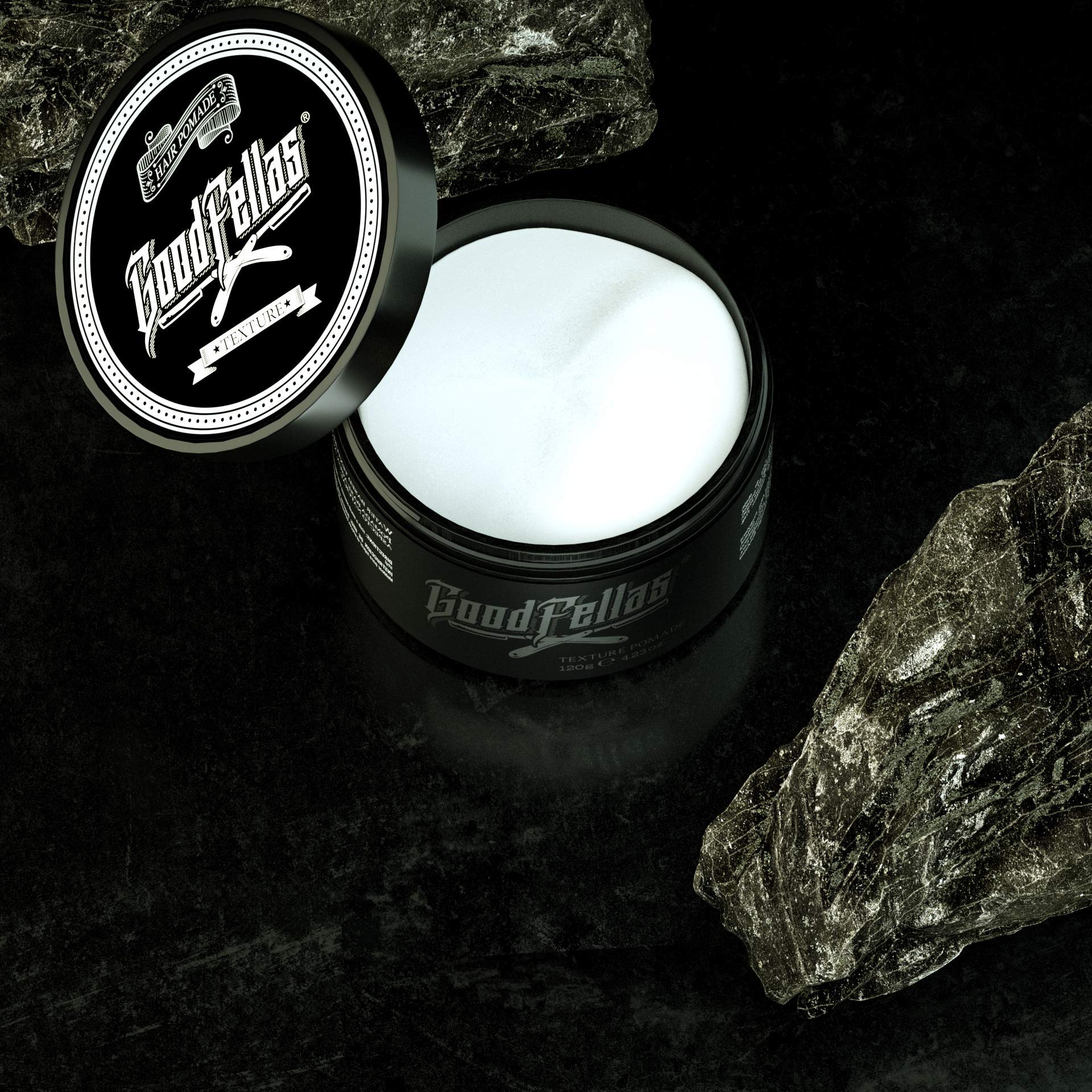 GoodFellas Pomada Texturizada para Cabello de Fijación Fuerte con Efecto Mate Texture Pomade con Base de Agua 140gr