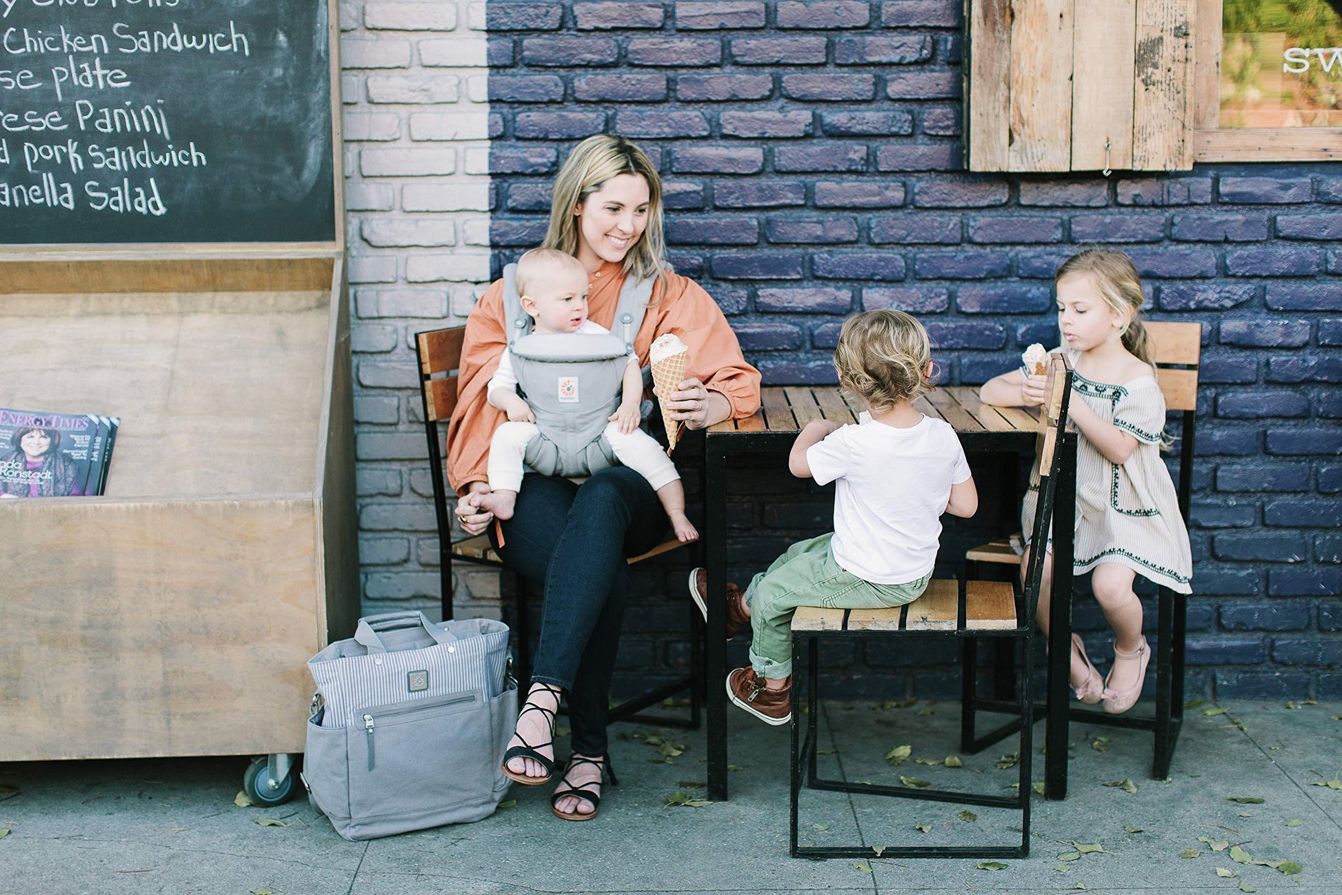 Mochila Porta Bebé Ergobaby Gris Perla Omni 360