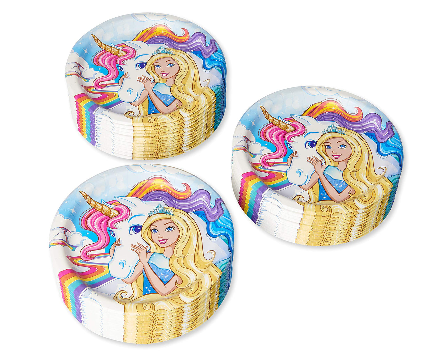 American Greetings Barbie Party Supplies, platos de papel (36 unidades)