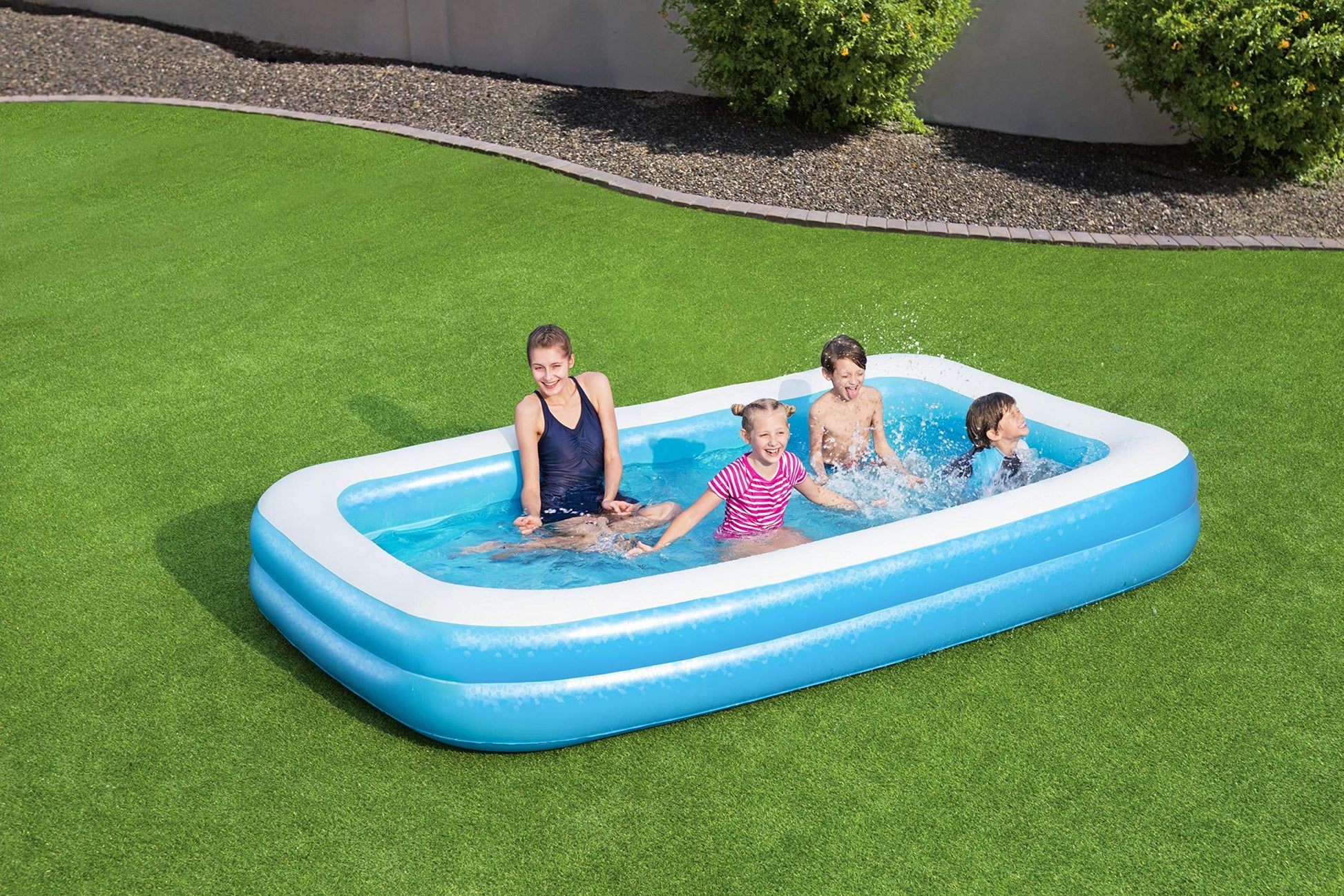 Bestway Alberca Inflable Rectangular 305 cm x 183 cm x 46 cm