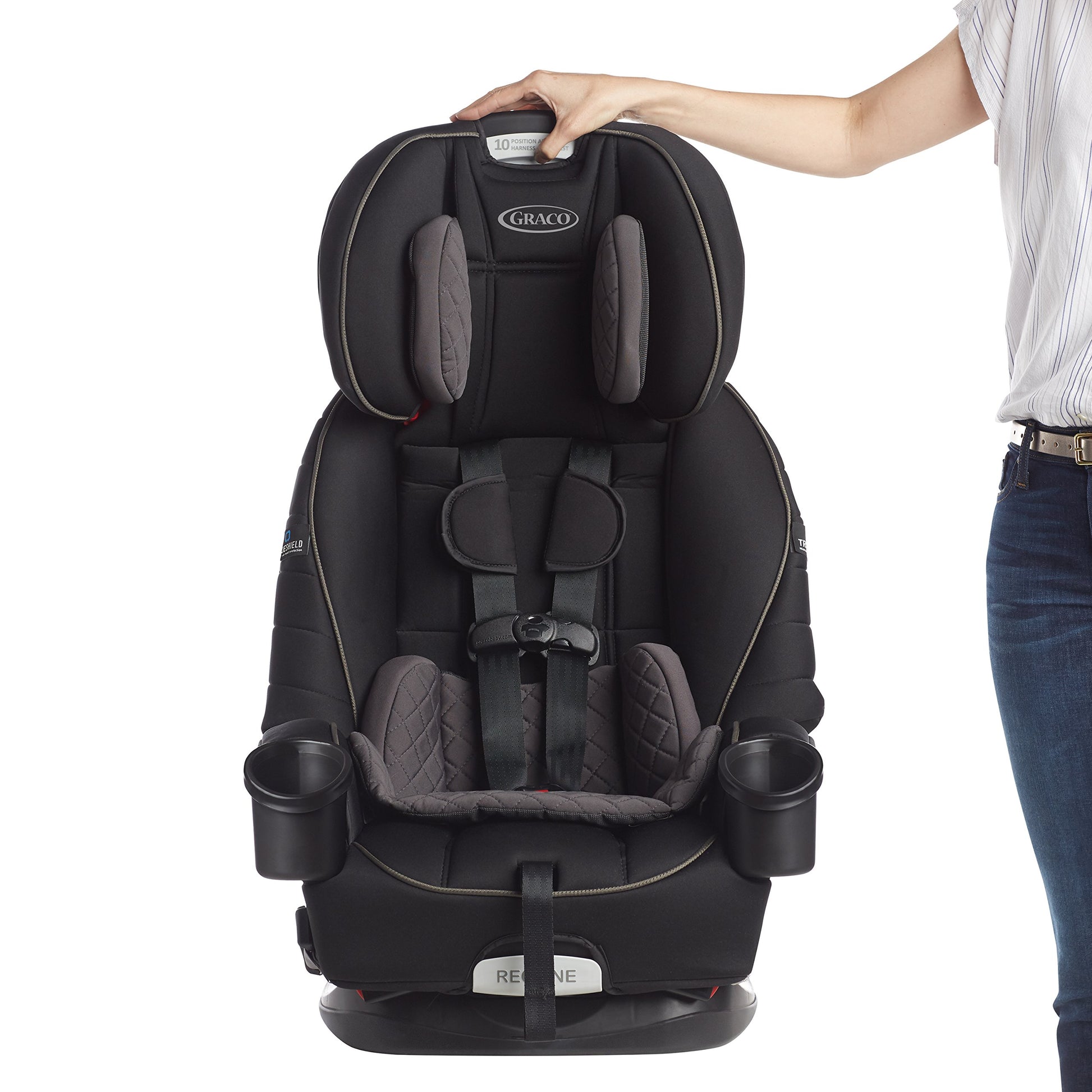 Graco 4Ever 4-in-1 Convertible Car Seat, TrueShield Technology, Ion