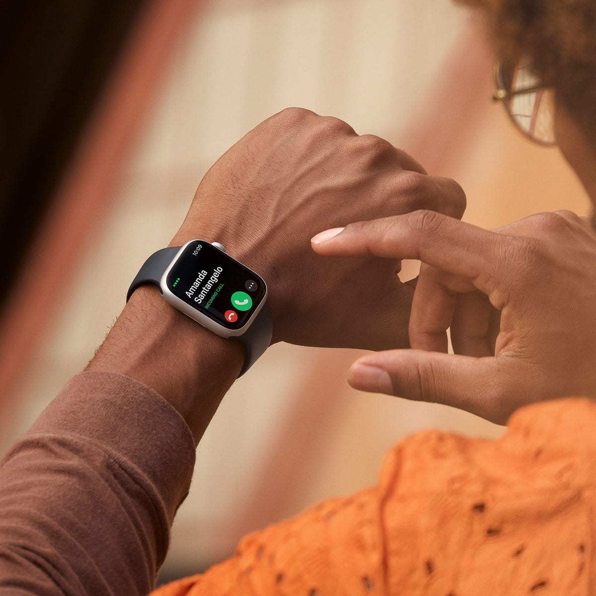 Reloj Apple Watch Series 8 GPS 45mm Medianoche Reacondicionado para Hombre