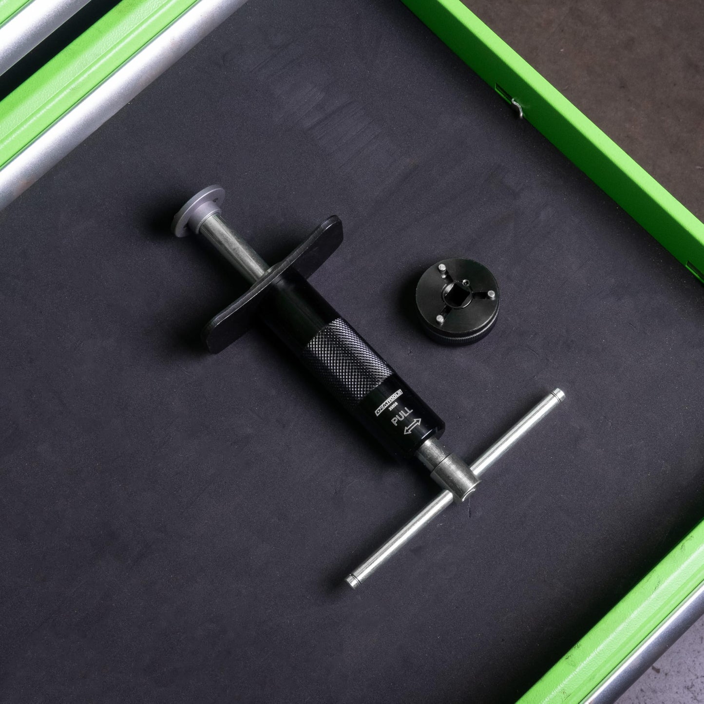 OEMTOOLS 35058 Herramienta de rebobinado de pistón de Pinza de Freno, Herramienta de Retroceso de Viento de Pinza de Freno Trasera Universal