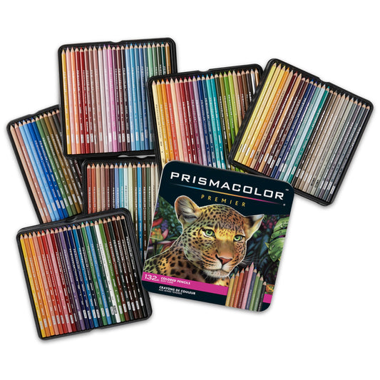 Lápices de Color Prismacolor Estuche Metálico 132 Piezas
