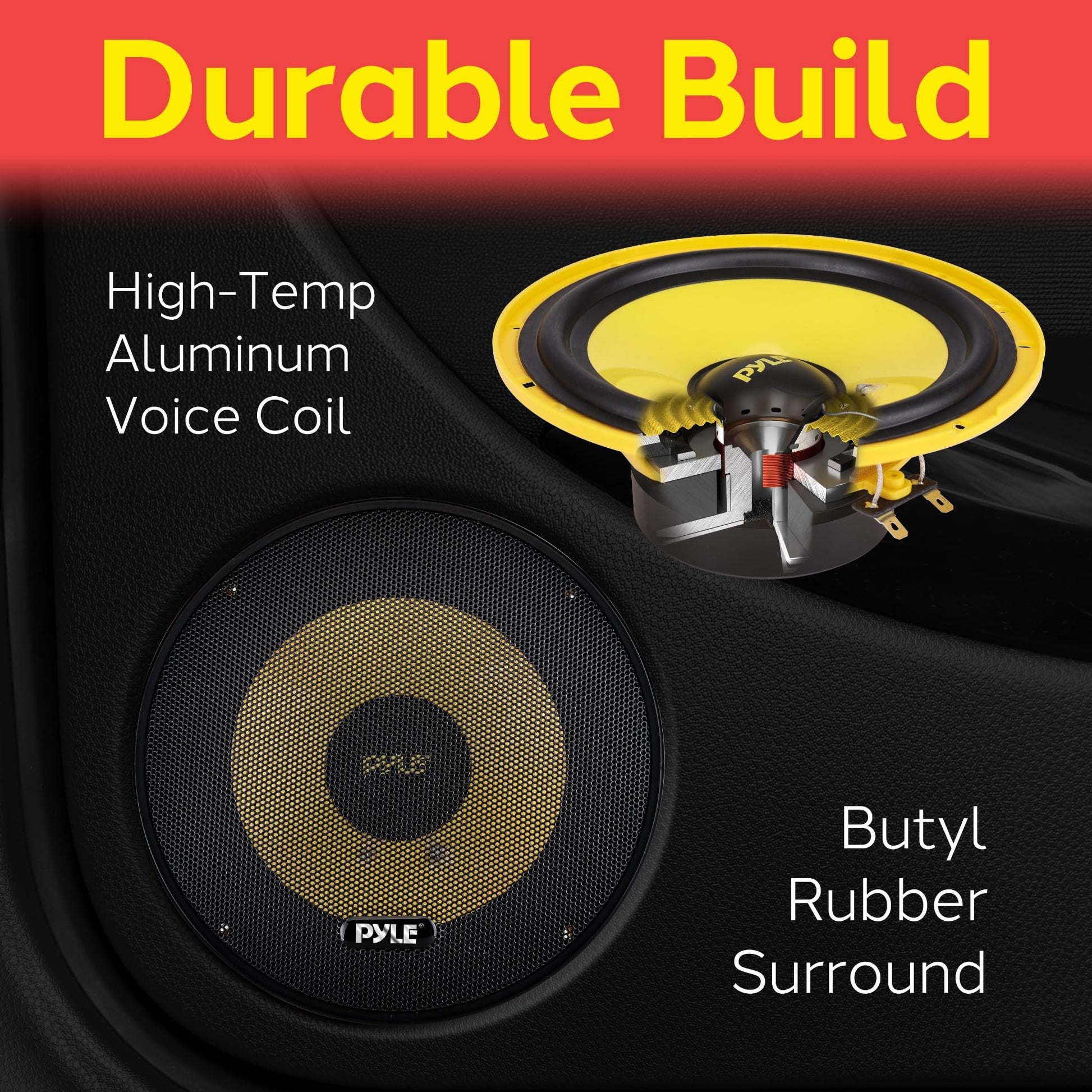 Sistema de Componentes de 2 Vías Pyle PLG6C 16.51 cm 300 v Personalizado