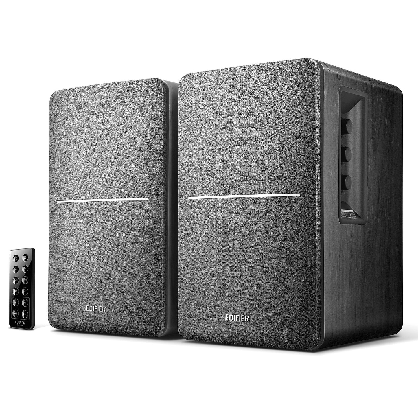 Edifier R1280DB Altavoces de estantería Activos Bluetooth - Entrada óptica - Monitores de Estudio inalámbricos - Monitores Activos de Campo cercano de 4 Pulgadas - 42 vatios de RMS - Color Negro