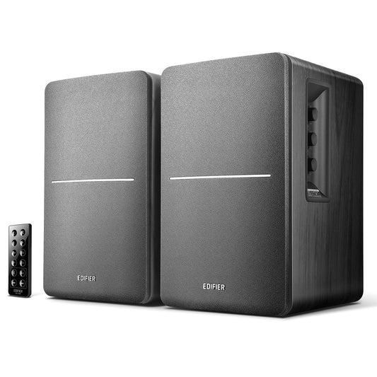 Edifier R1280DB Altavoces de estantería Activos Bluetooth - Entrada óptica - Monitores de Estudio inalámbricos - Monitores Activos de Campo cercano de 4 Pulgadas - 42 vatios de RMS - Color Negro