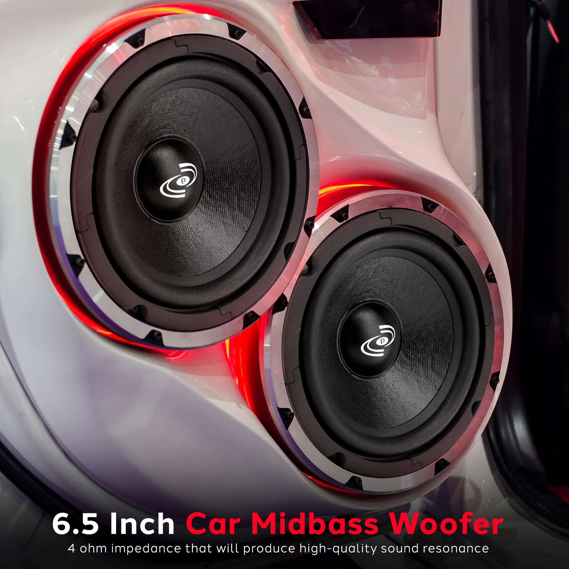 Pyle-Pro PDMW6 Woofer de Alto Rendimiento para Medios y Graves de 16.51 cm (6.5 in)
