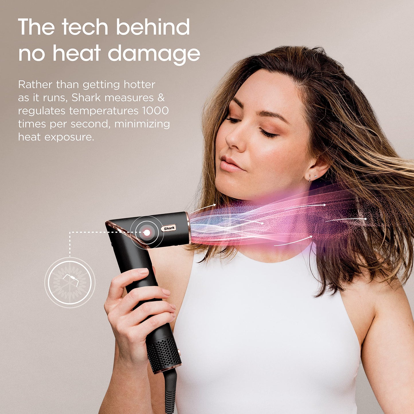 SHARK, FlexStyle Sistema de Peinado y Secadora de Cabello, Multiestilizador con 5 Funciones y 6 Accesorios, Ideal para Todo Tipo de Cabello, Color Negro, HD440BK