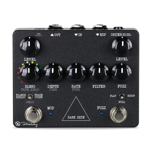 Keeley Dark Side Fuzz Mod Pedal para estación de trabajo, negro (KDark)