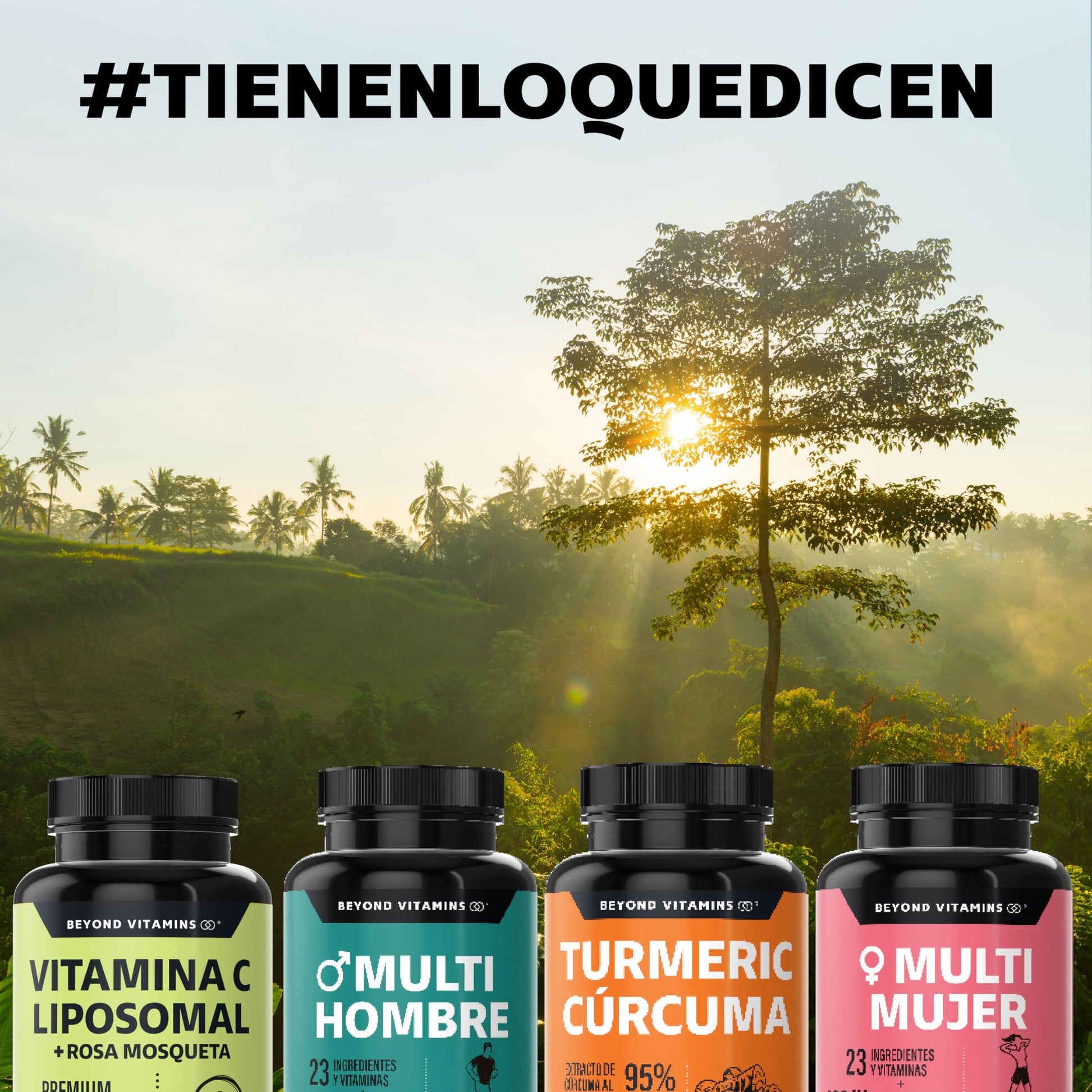 Beyond Vitamins | Vitamina C Liposomal 300mg Potenciado con Rosa Mosqueta, 60 Cápsulas Veganas
