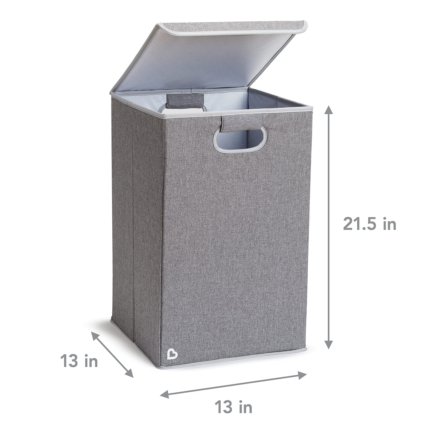 Munchkin® Hamper™ Organizador de lavandería con tapa, gris