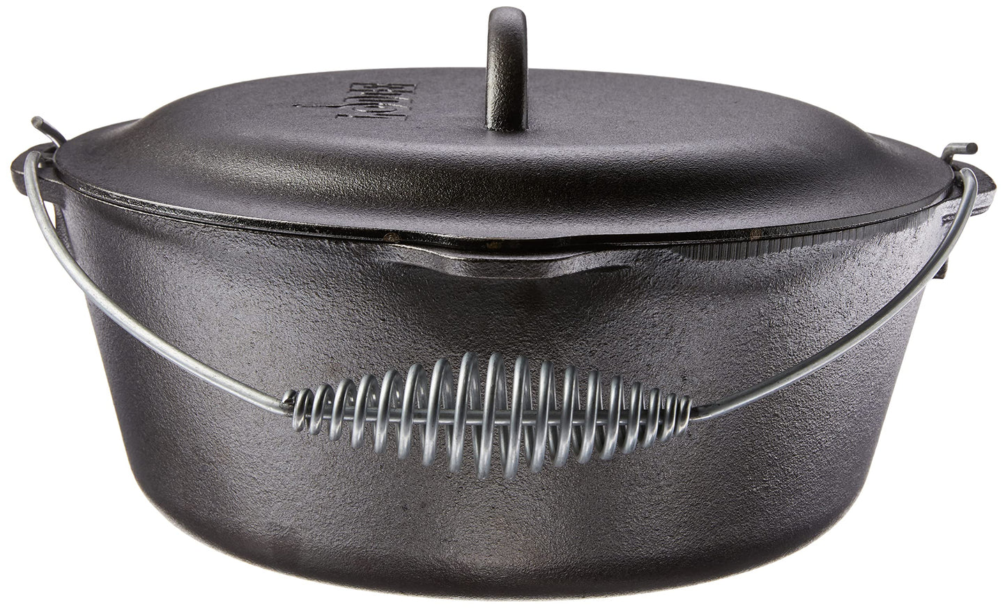 Lodge 7 Quart Cast Iron Dutch Oven - cacerolas (Negro, Plata, Negro / Plateado, Hierro fundido, Hierro fundido, EE.UU.)