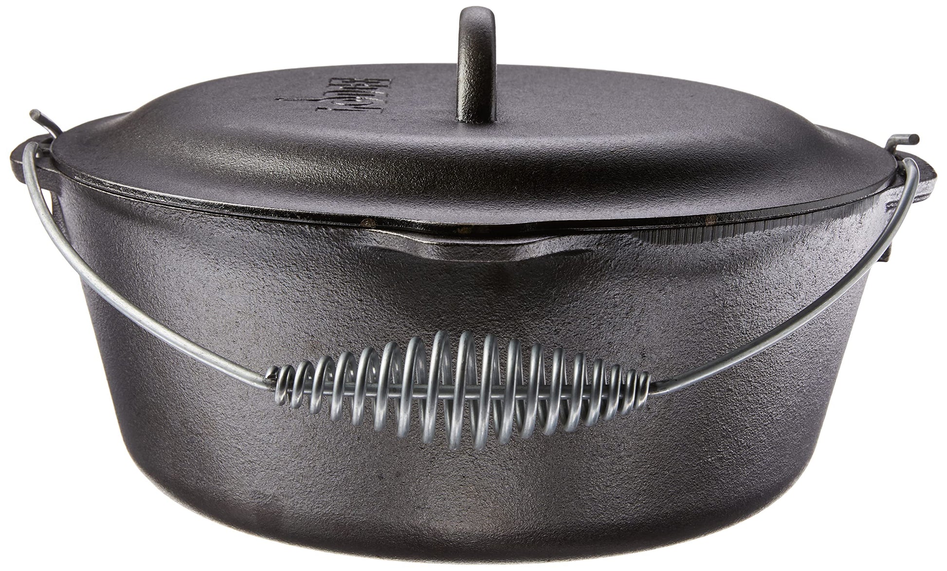 Lodge 7 Quart Cast Iron Dutch Oven - cacerolas (Negro, Plata, Negro / Plateado, Hierro fundido, Hierro fundido, EE.UU.)