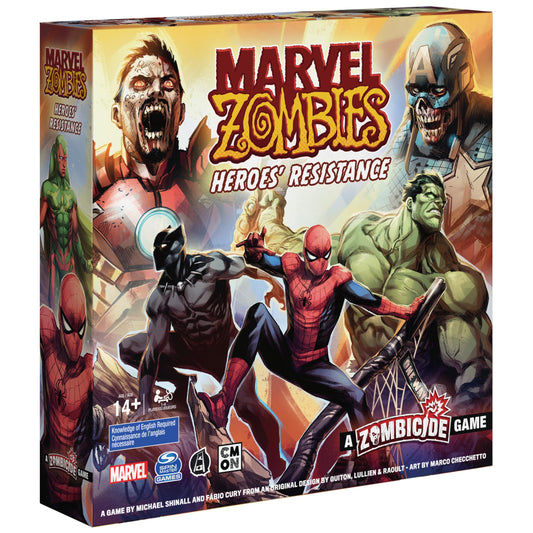 Juego de Mesa Spin Master Marvel Zombies Resistencia de Héroes Cifras Coleccionables para Adultos