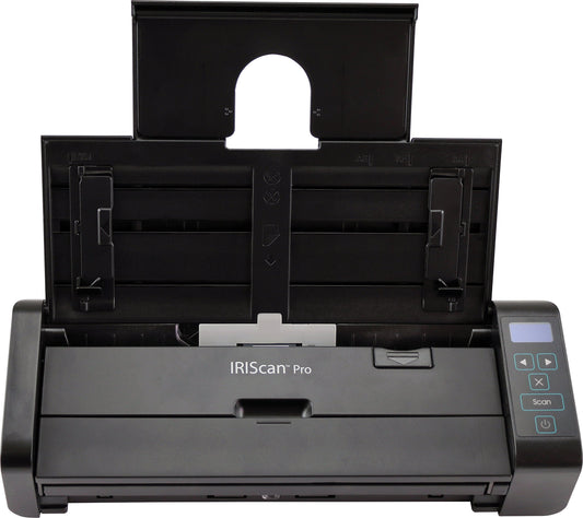 IRIScan Pro Document Scanner Duplex-v5PRO 20PPM/40IPM: Escáner de Computadora y Recibos, ADF 20, Editor de PDF Gratuito, Escanear a Word, XLS, Tarjetas de Autobús