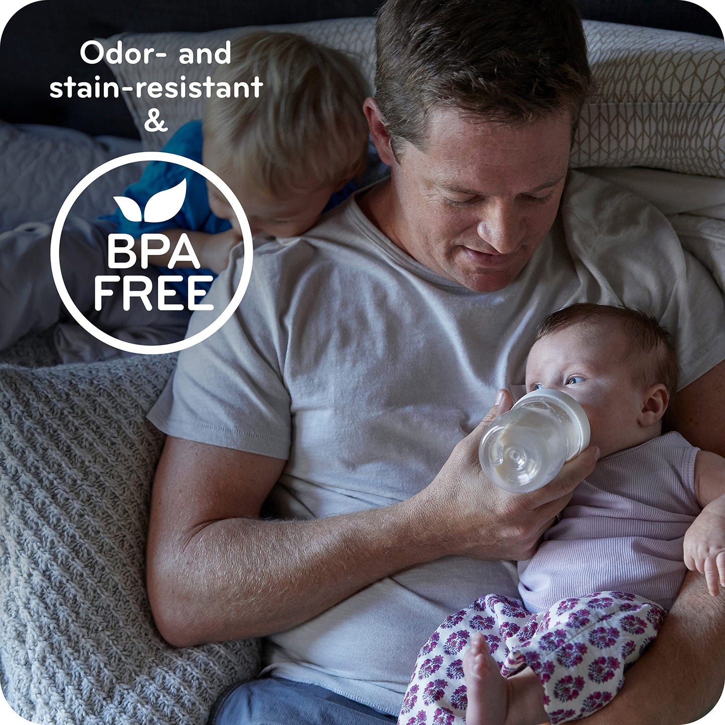 Biberón NUK Simply Natural SafeTemp