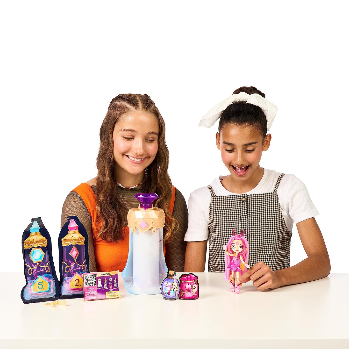 Magic Mixies Pixlings Derlee la Cierva Doll Single Pack Rosa Muñeca Sopresa para Niñas Unboxing Increíble Temporada 1 Original de Bandai