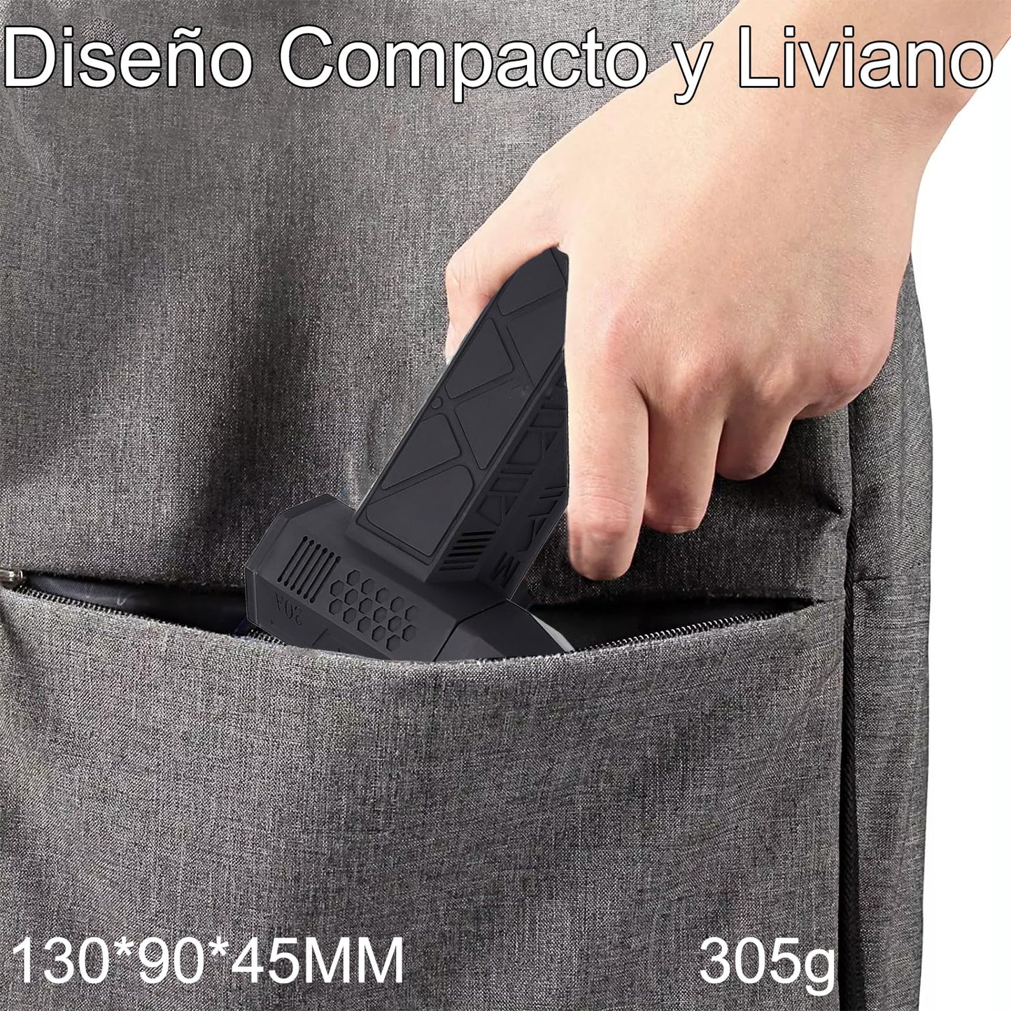 Sopladora de Aire, Sopladora de 3 Velocidades Ajustables, Soplador de Aire Recargable USB para Limpieza de Teclado, PC, Automóvil, Casa y Espacios Difíciles de Alcanzar