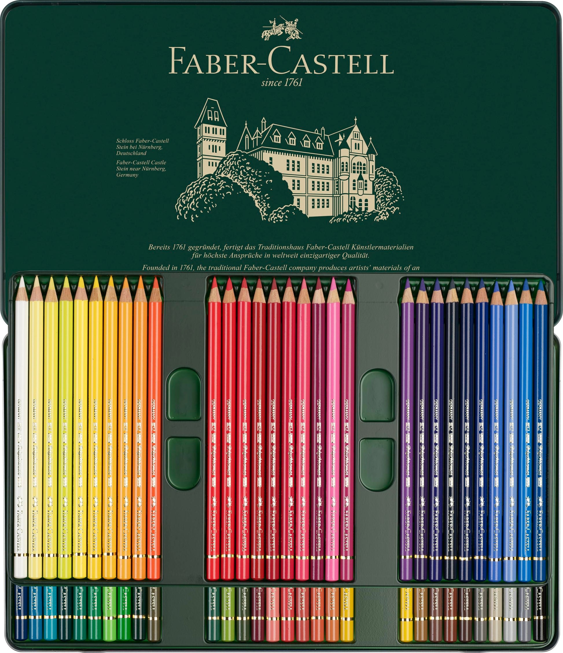 Set de Lápices Polychromos Faber-Castell 60 Colores de Calidad Profesional para Arte