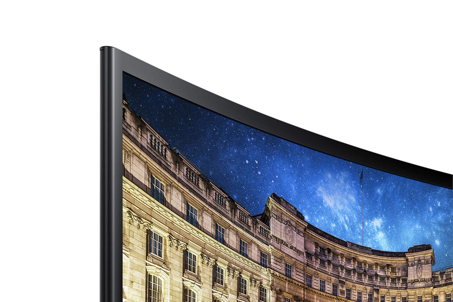Monitor de Computadora SAMSUNG 27 Pulgadas Curvado Negro Ultra Delgado FHD 1080p AMD FreeSync Respuesta 4 ms HDMI DisplayPort Compatible con VESA Amplio Ángulo de Visión