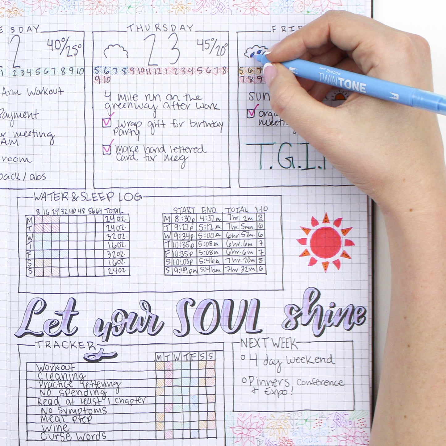 Juego de Rotuladores Tombow Bright Pastel Dual-Tip 12-Pack