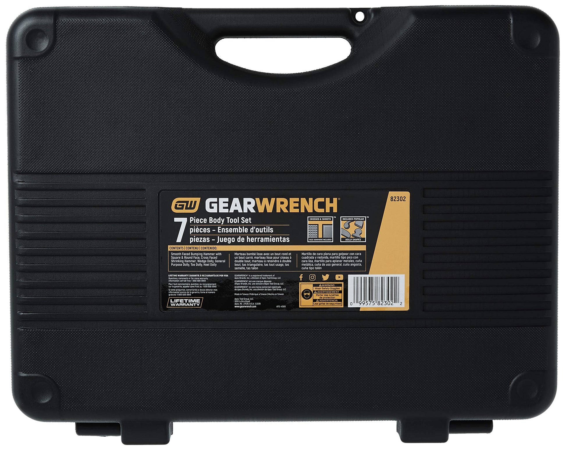 GearWrench 82302 Set de martillos para Acabados de 7 Piezas