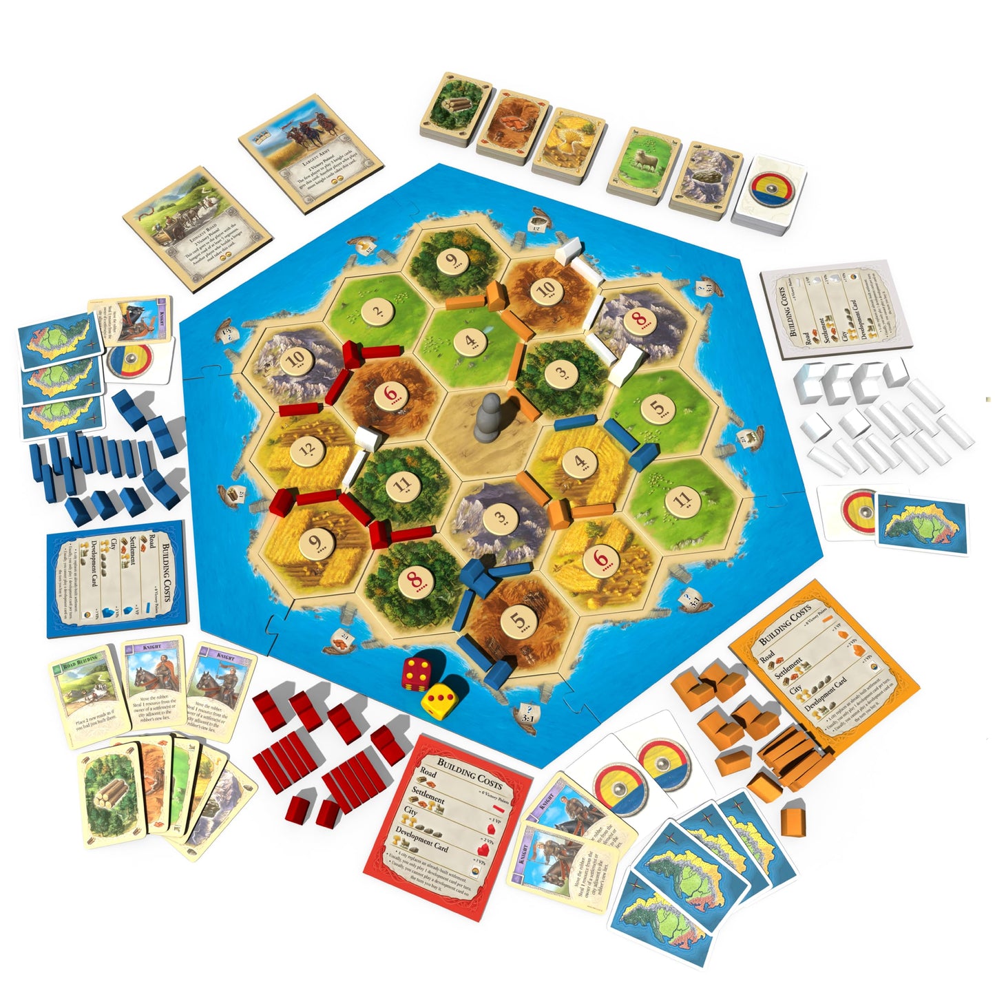 CATAN Junta Juego de Mesa - 3-4 Jugadores, 12 Años en Adelante, Estrategia