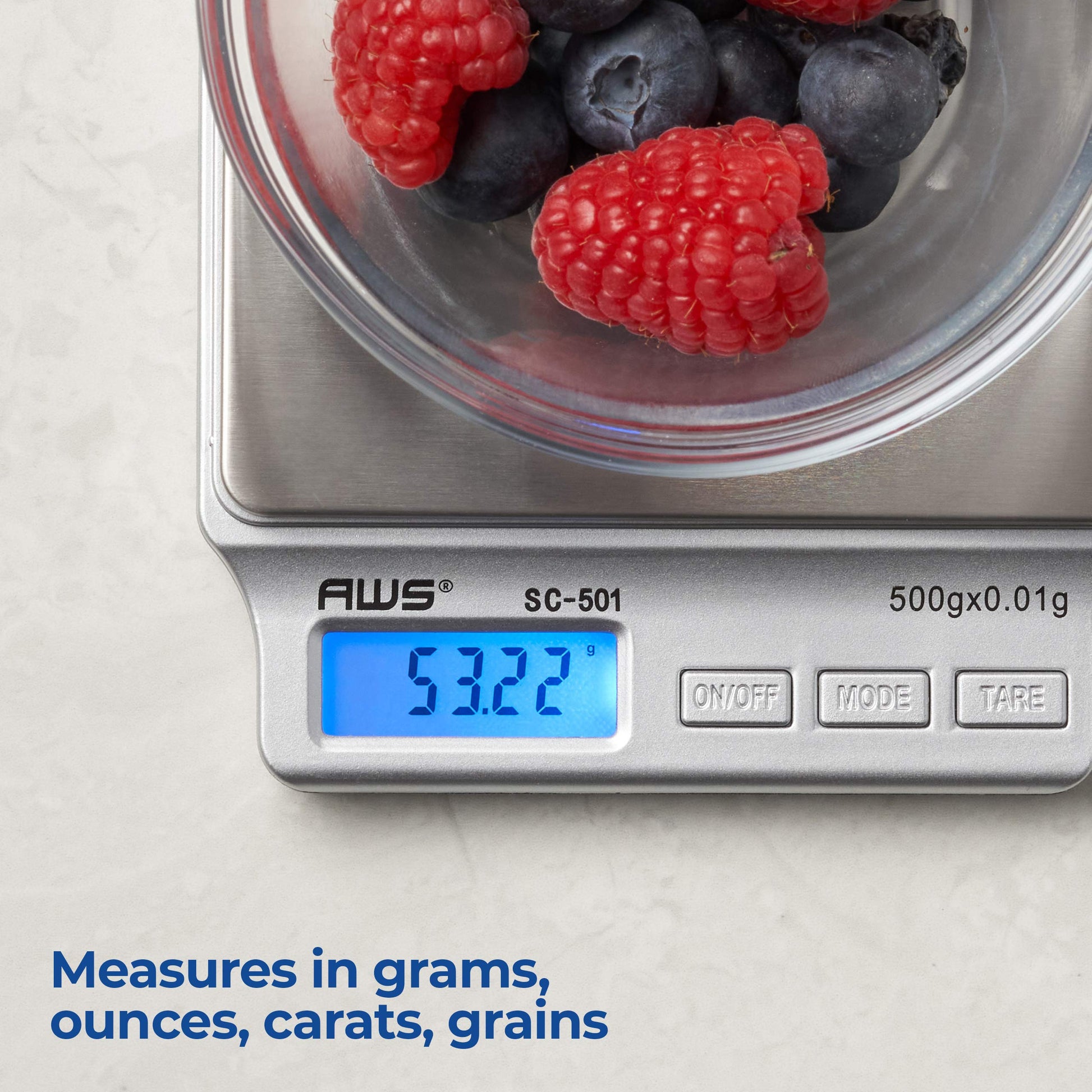 American Weigh AMW-SC-501 Digital Pocket Scale, 500 by 0.01 G