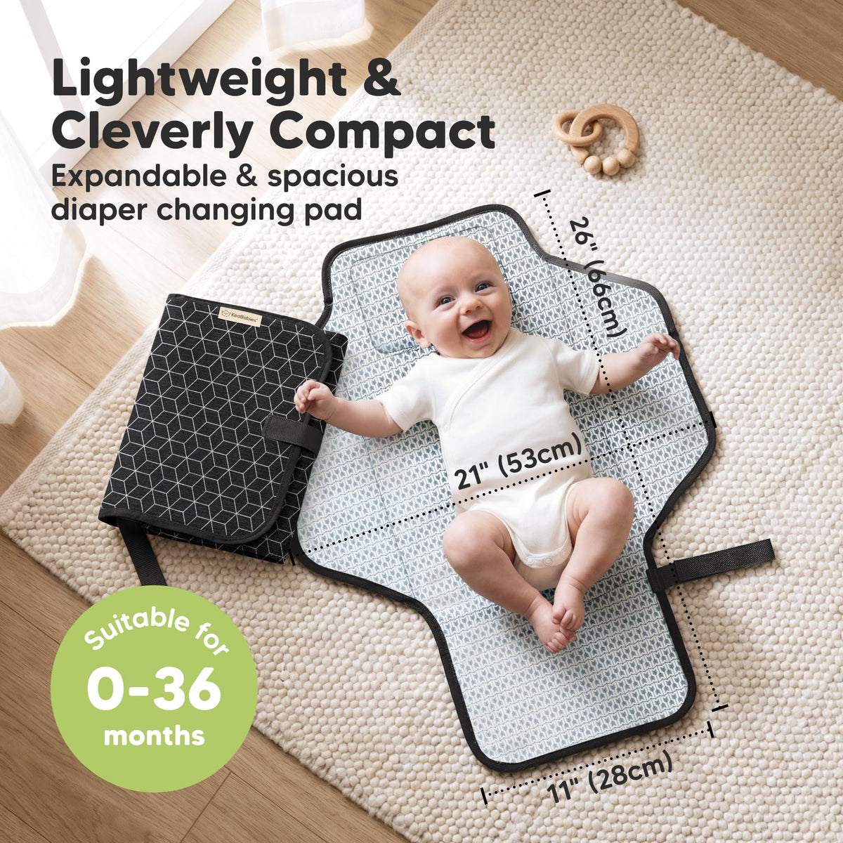 Cambiador flexible (Black Geo)