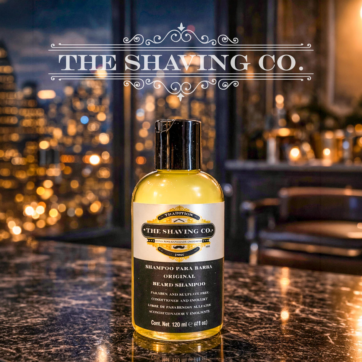 Shampoo De Barba The Shaving Co - Ingredientes Naturales Premium - Hidrata, Nutre y Humecta - Libre de Sulfatos y Parabenos - Cruelty Free