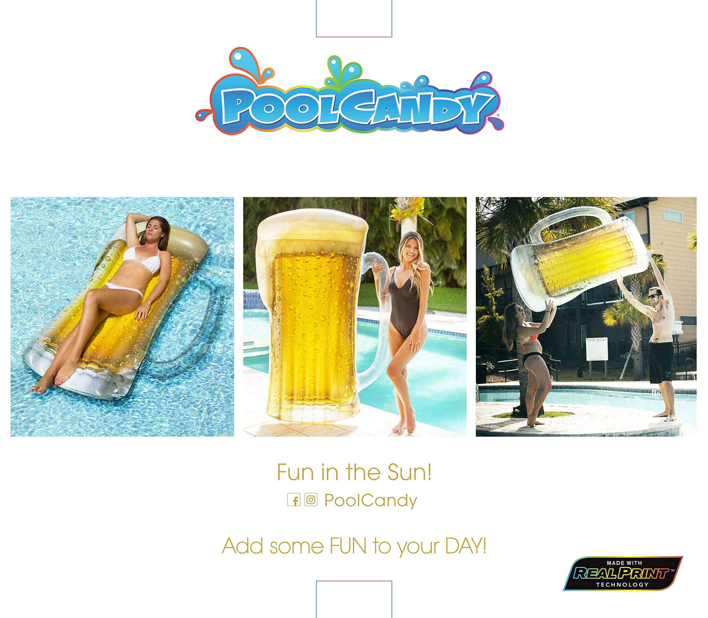 Piscina Inflable Candy Gigante Taza de Cerveza