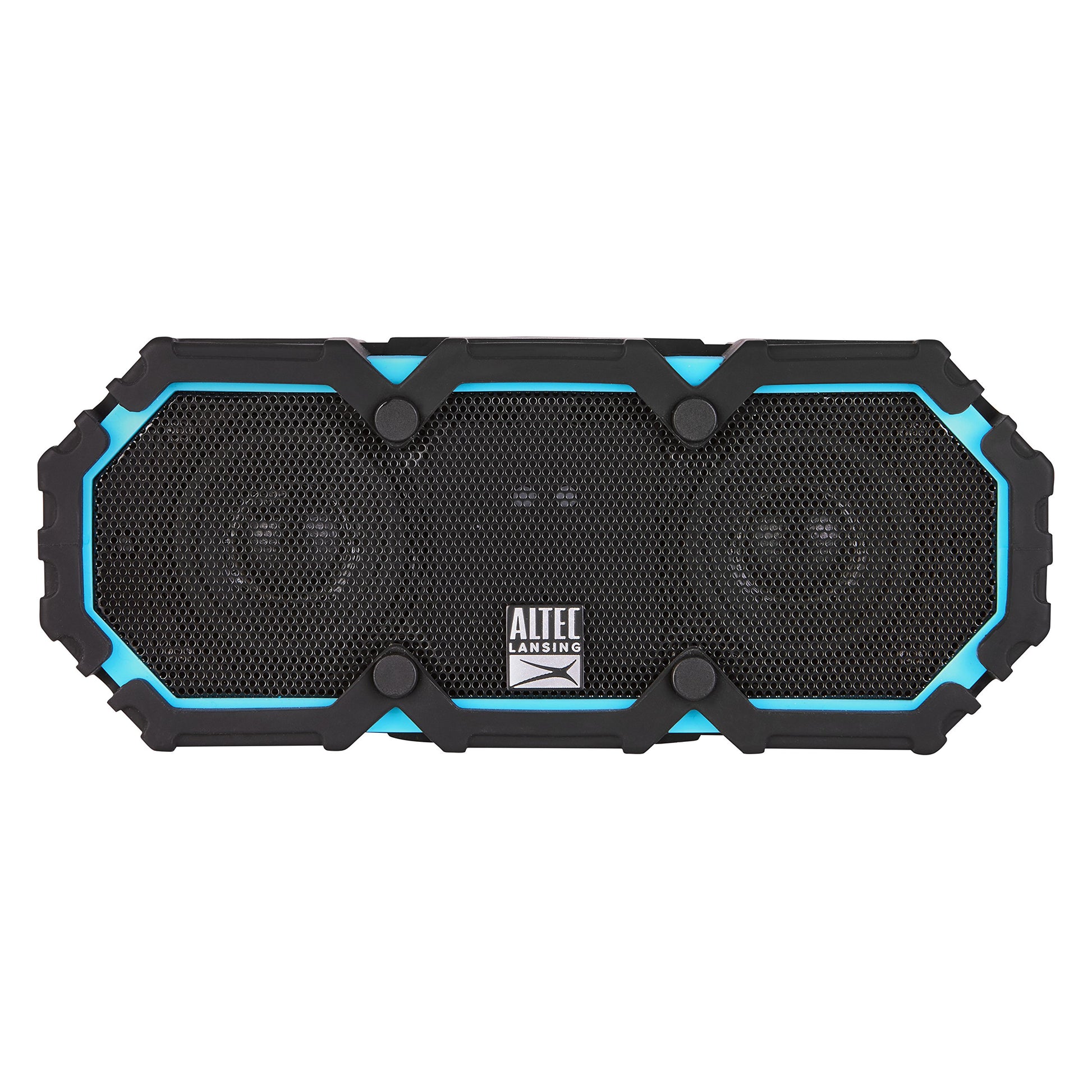 Altec Lansing IMW477-AB Mini Life Jacket 2 Altavoces Portátiles, Inalámbrico y Alámbrico, Batería, Bluetooth/3.5mm/USB, Universal, Rectángulo, Negro/Azul